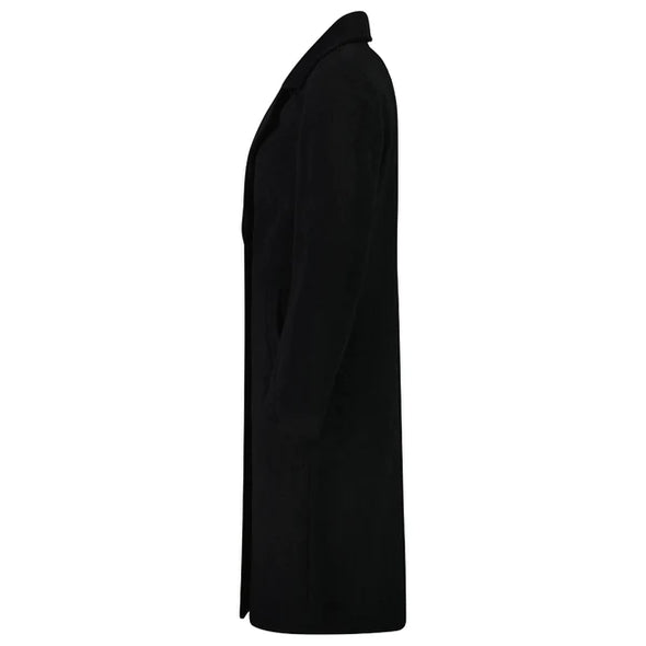 Moke: Rumour Woolen Coat - Black