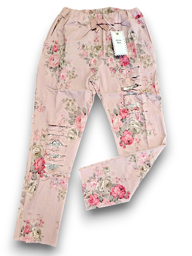 Helga May: High Tea Pants - Berry Pink