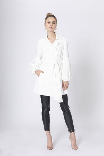 White Horizon Coat