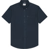 Ben Sherman Short Sleeve Shirt: Oxford - Dark Navy