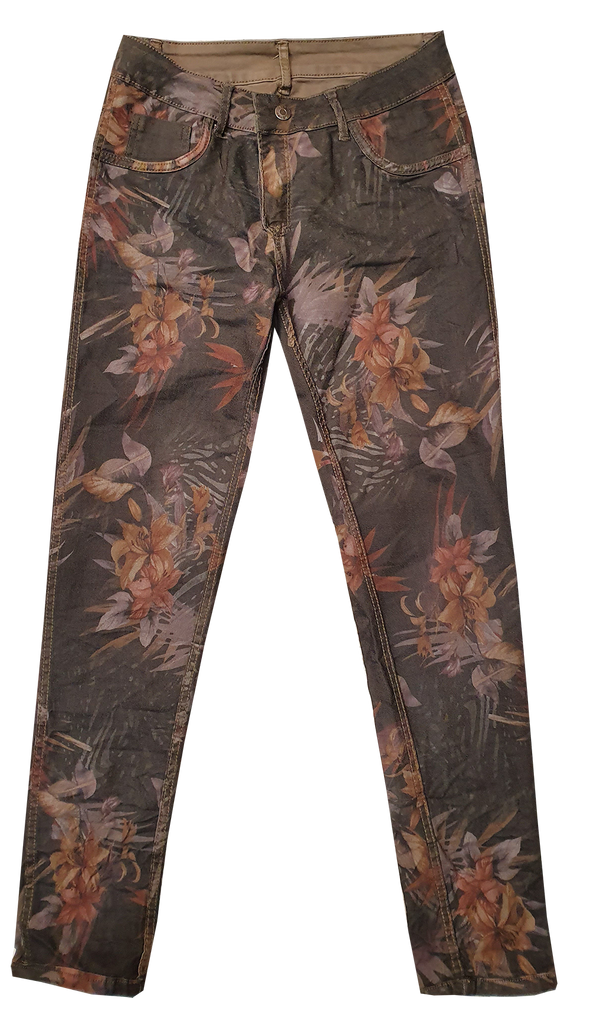 Womens Reversible Jeans - Calypso Desert Floral