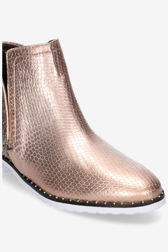 Hey Monday Taylor Boot Rose Gold