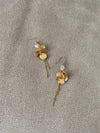 Falling Golden Petal Earrings