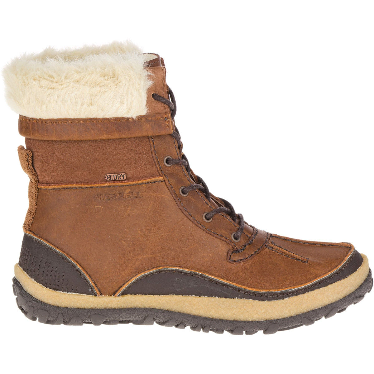 Merrell Womens Tremblant Mid Polar Waterproof Oak Boot Oxfords