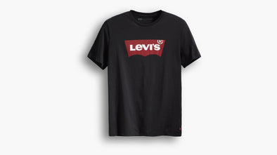 Levi's Red Logo Tee - Black