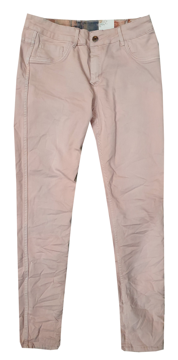 Womens Reversible Jeans - Pink & Water Lillie
