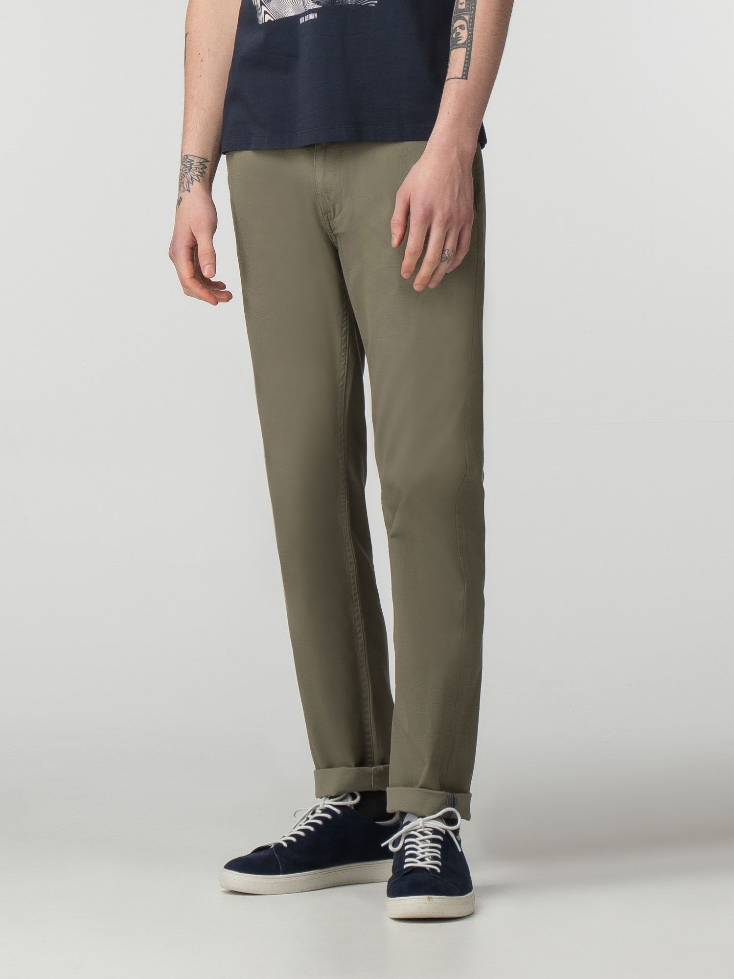 Ben Sherman Slim Stretch Chino - Olive