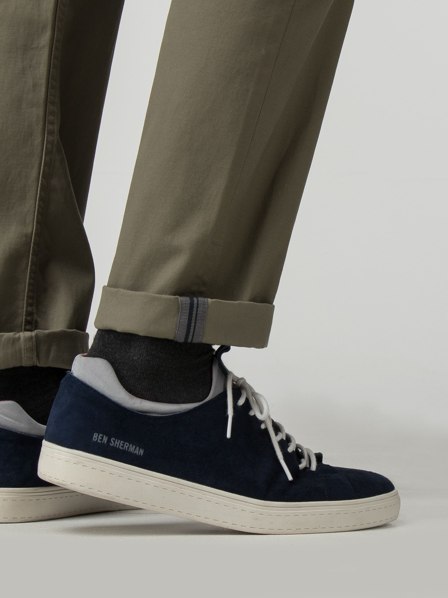 Ben Sherman Slim Stretch Chino - Olive