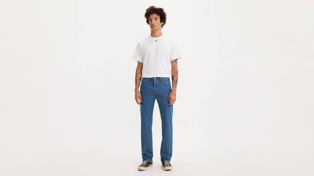 Levi's 501 Original Fit Jean - Medium Stonewash