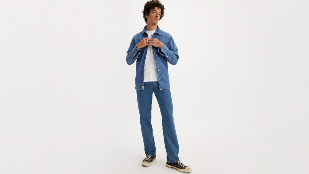 Levi's 501 Original Fit Jean - Medium Stonewash