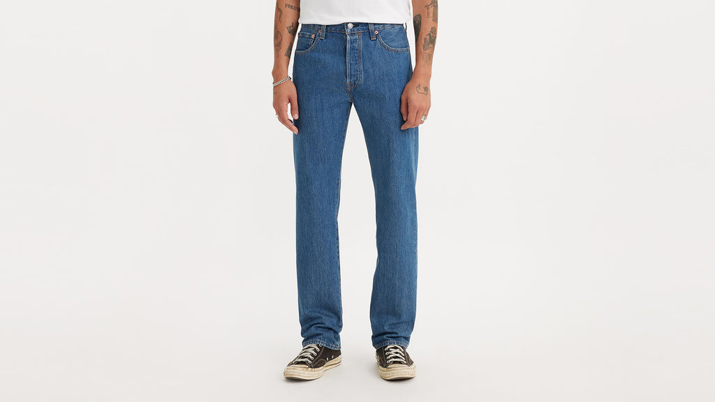 Levi's 501 Original Fit Jean - Medium Stonewash
