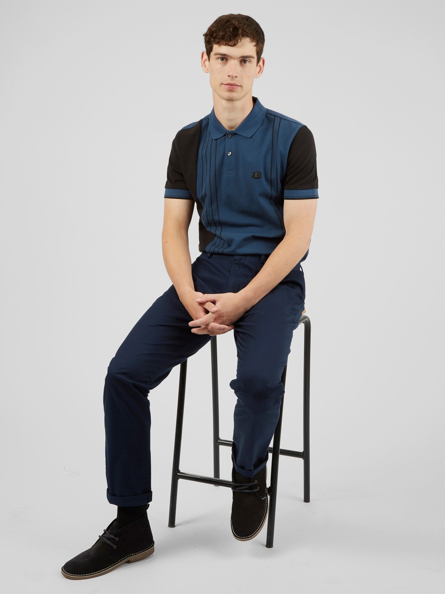 Ben Sherman Slim Stretch Chino - Dark Navy