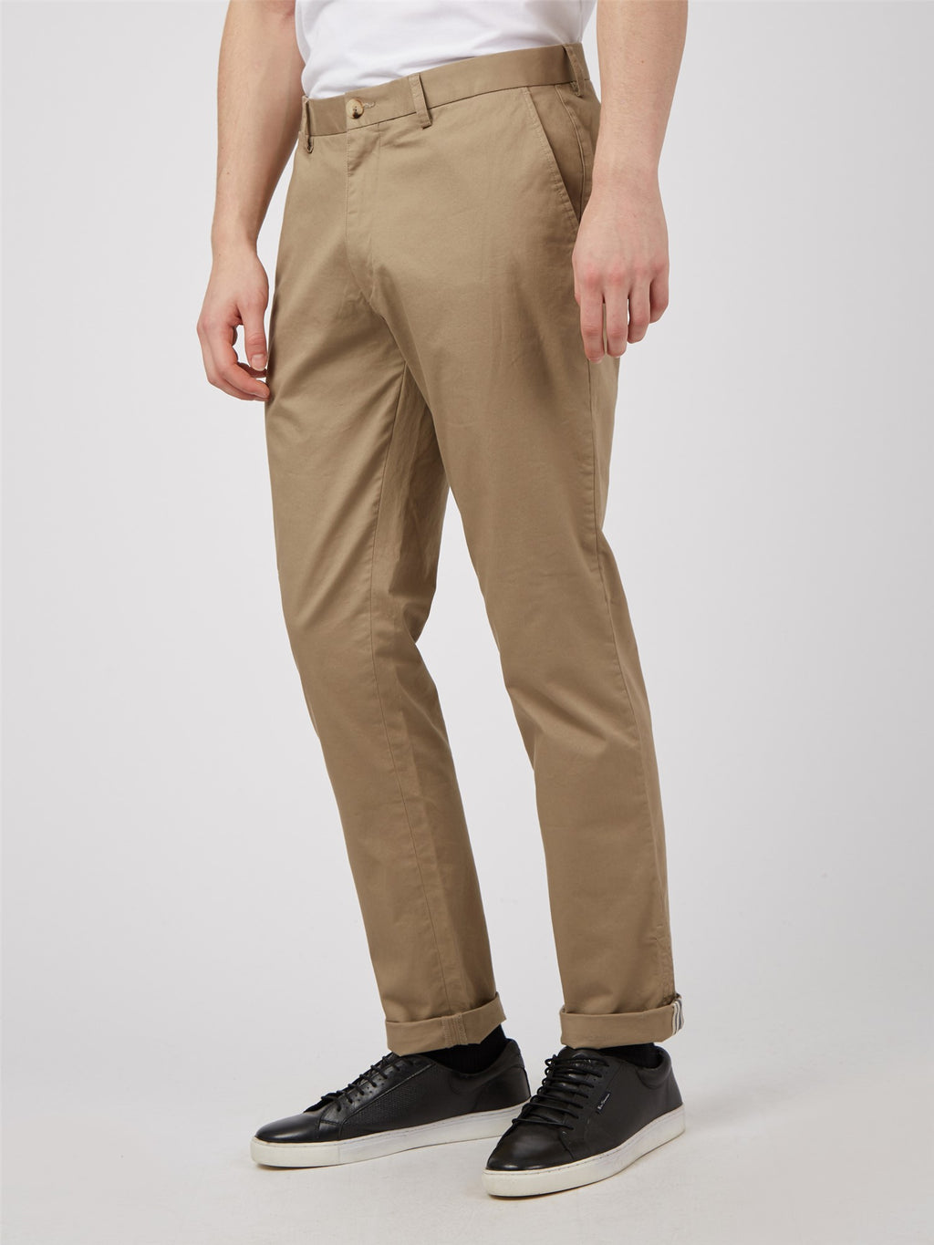 Ben Sherman Slim Stretch Chino - Stone