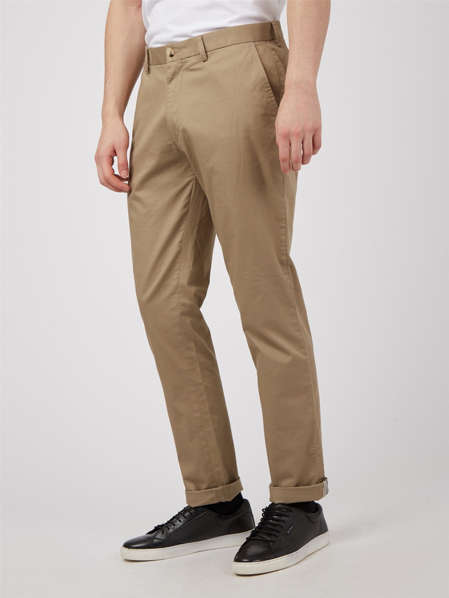 Ben Sherman Slim Stretch Chino - Stone
