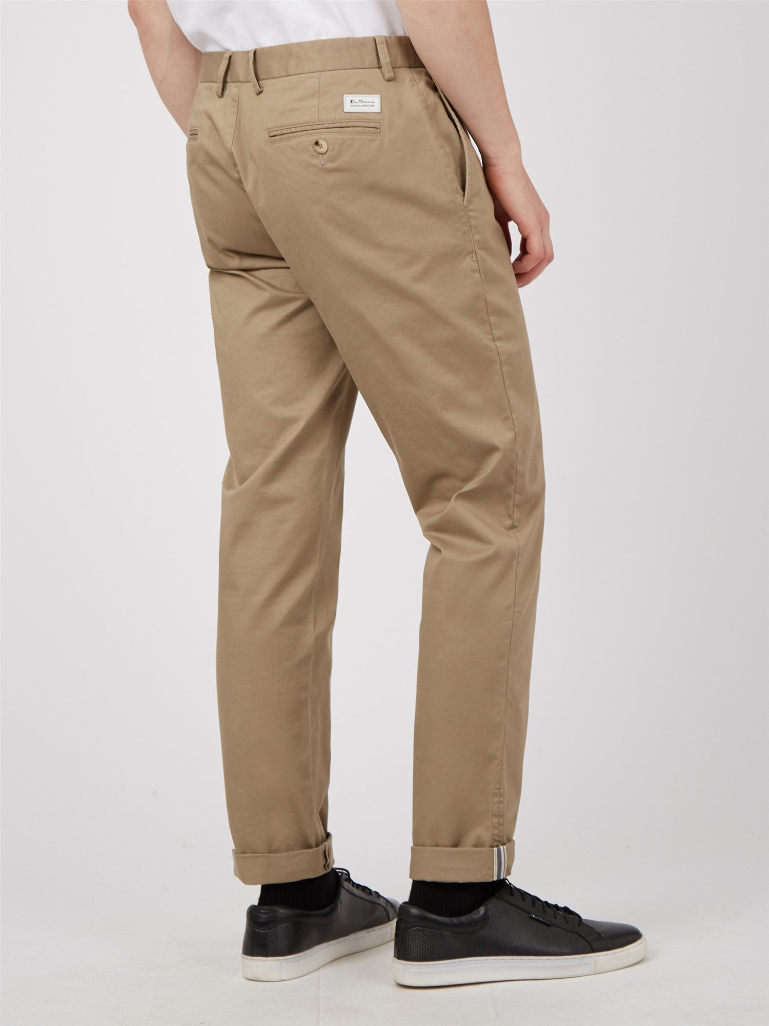 Ben Sherman Slim Stretch Chino - Stone