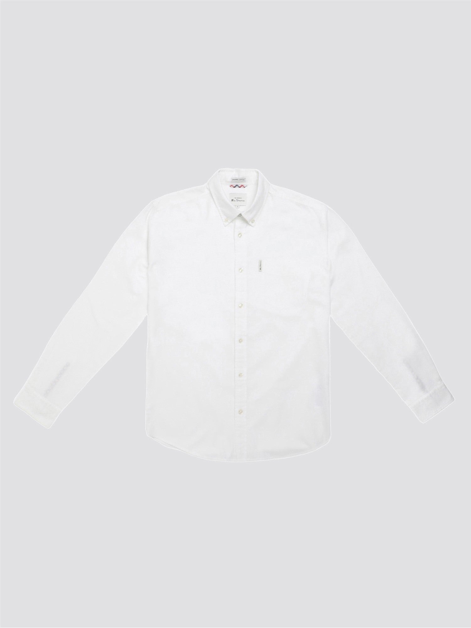 Ben Sherman Oxford Long Sleeve Shirt - White