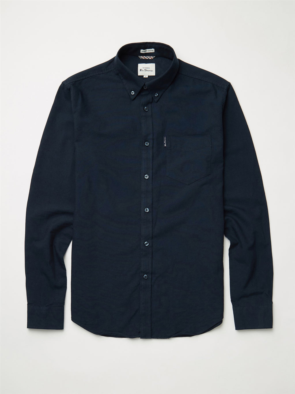 Ben Sherman Long Sleeve Shirt: Signature Oxford - Navy
