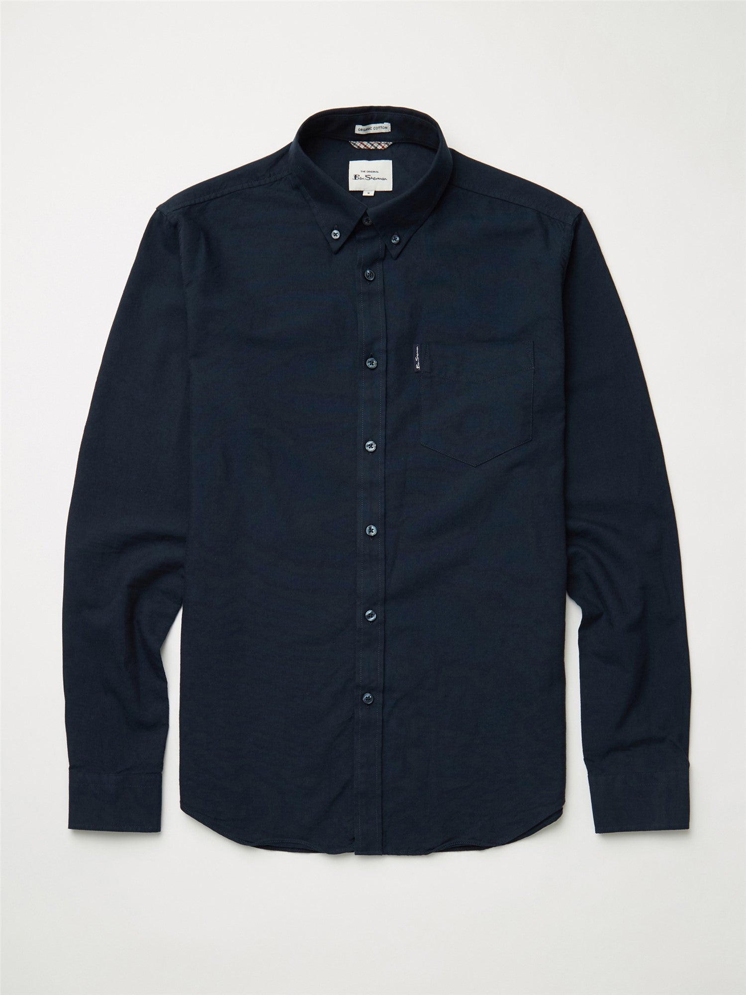 Ben Sherman Long Sleeve Shirt: Signature Oxford - Navy
