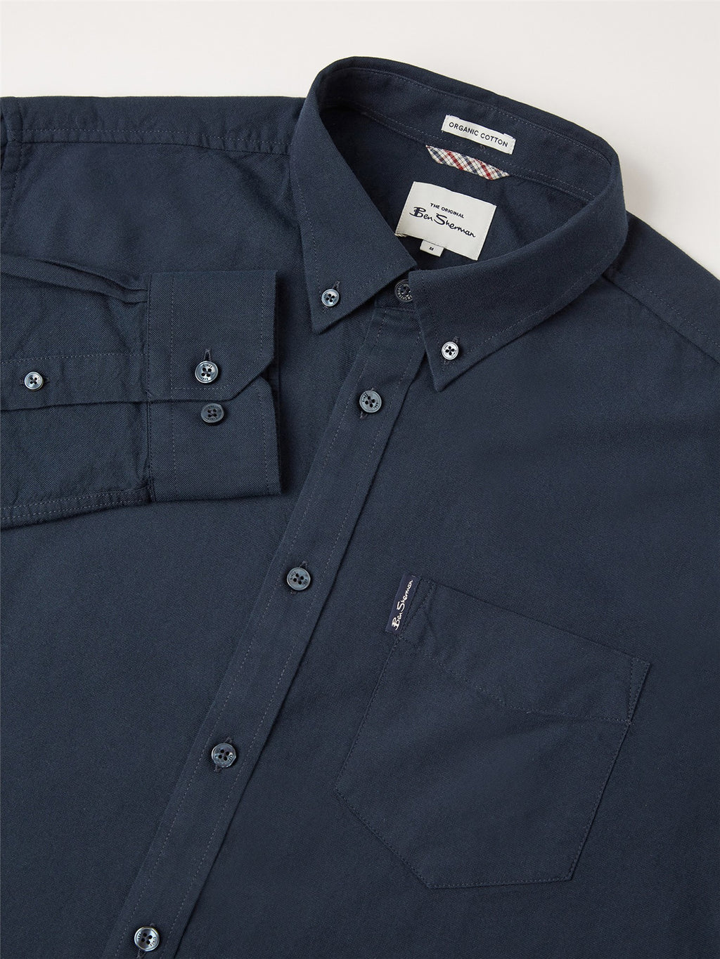 Ben Sherman Long Sleeve Shirt: Signature Oxford - Navy