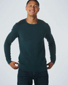 No Excess Crew Neck Pull Over - 2 Jacquard : Ocean