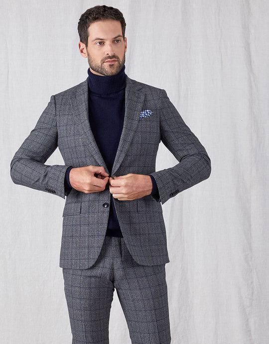 Wanaka Roll Neck Merino - Navy