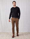 Naseby Crew Neck Merino - Black