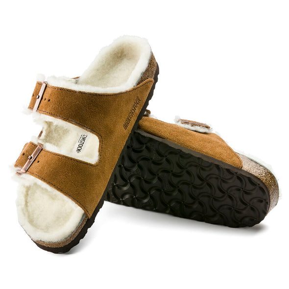 Birkenstock Arizona Shearling Sandal - Mink