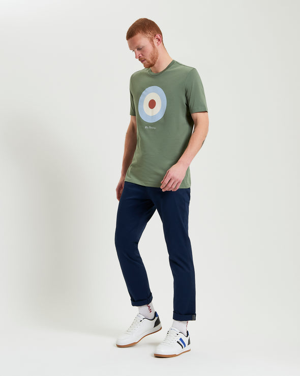 Ben Sherman Signature  Target T-Shirt - Pale Khaki