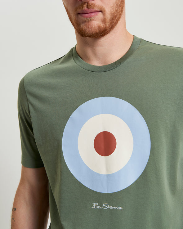 Ben Sherman Signature  Target T-Shirt - Pale Khaki