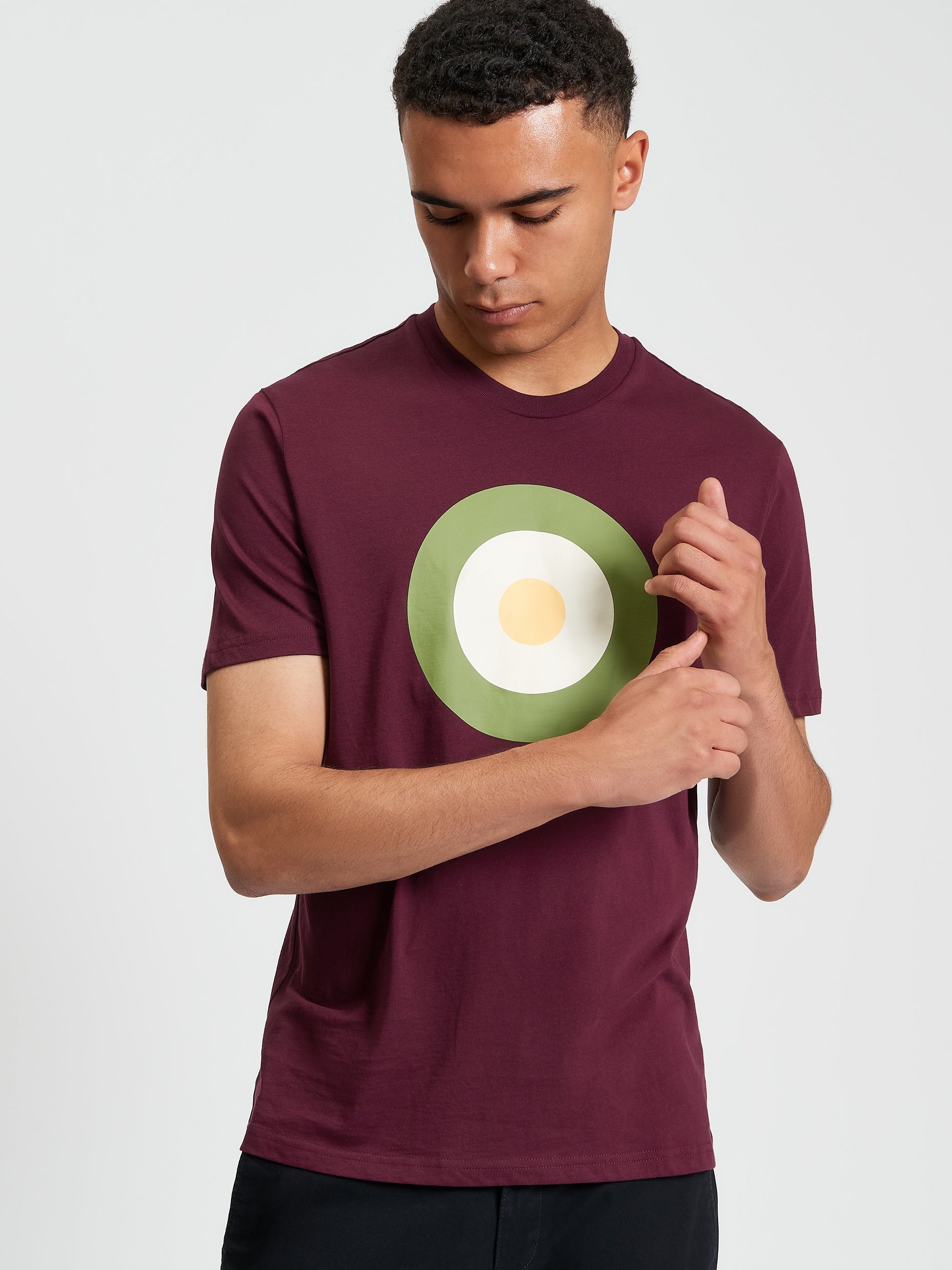 Ben Sherman Signature Target T-Shirt - Dark Wine