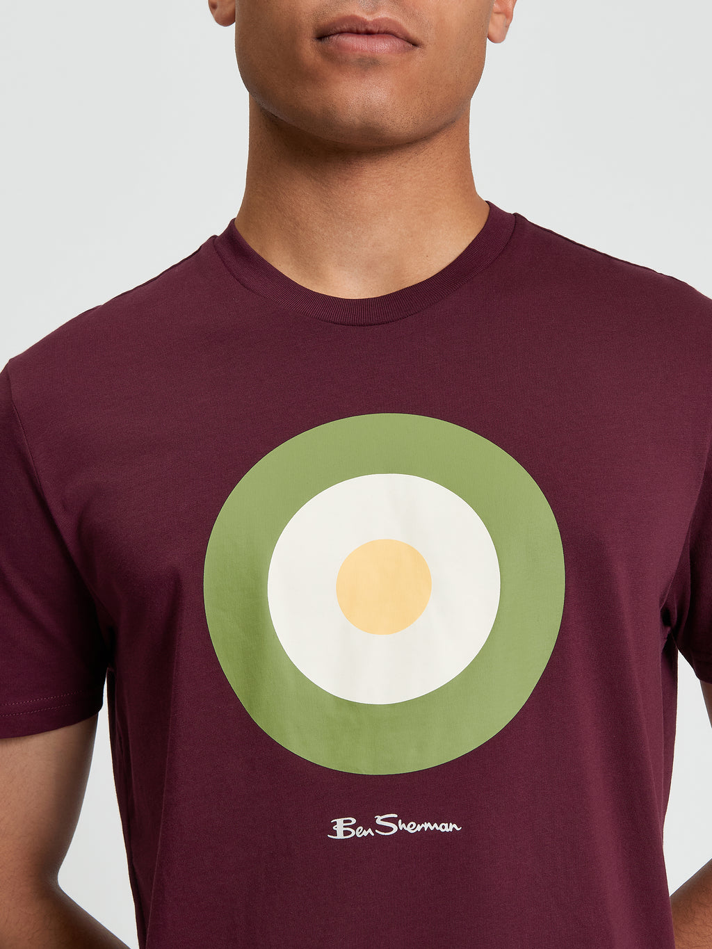 Ben Sherman Signature Target T-Shirt - Dark Wine