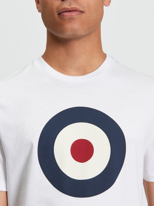 Ben Sherman Signature Target T-Shirt - White