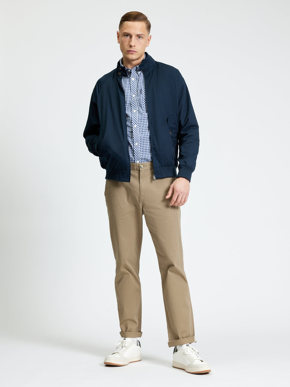 Ben Sherman Harrington Jacket - Dark Navy