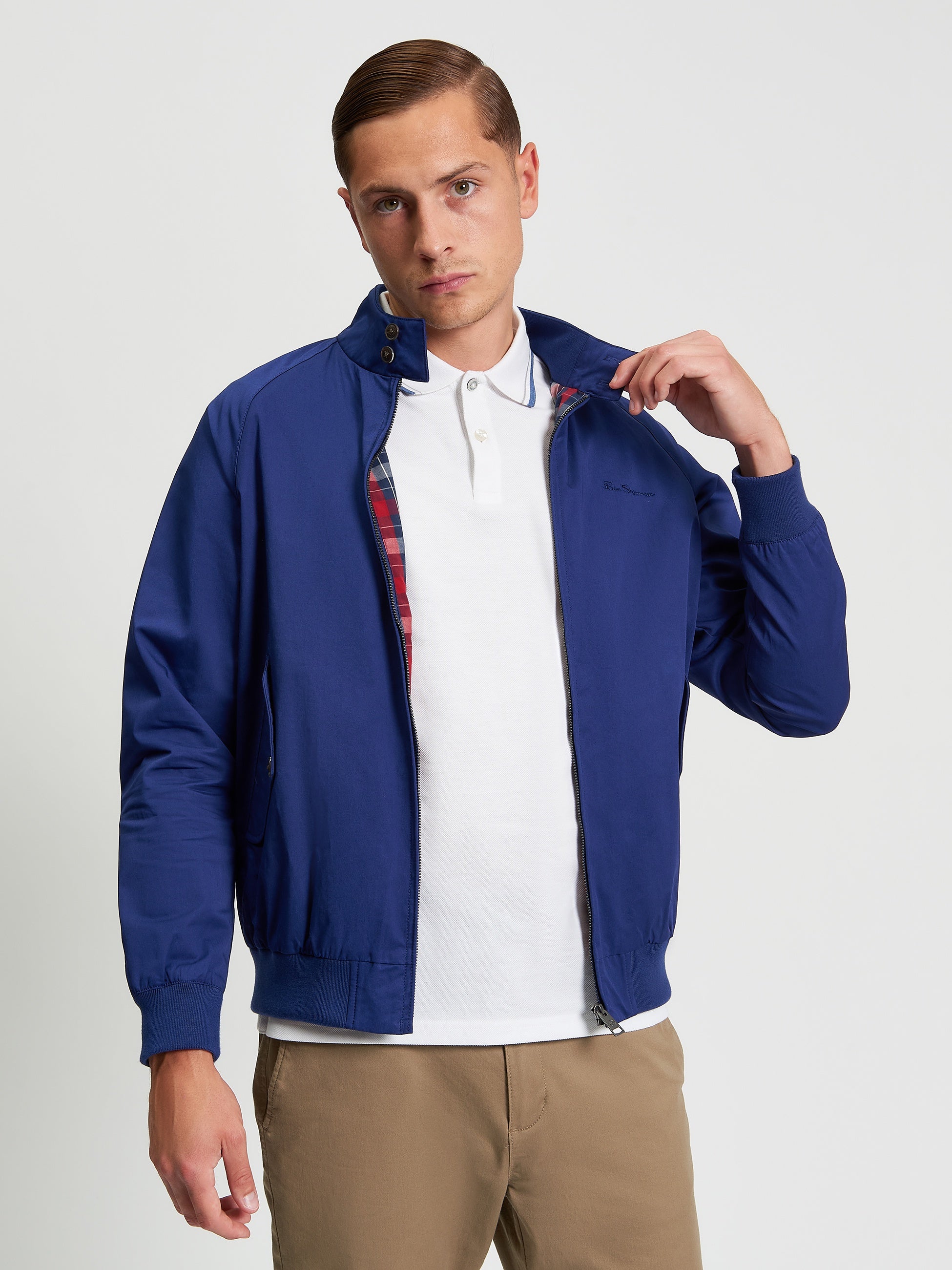 Ben Sherman Harrington Jacket - Persian Blue