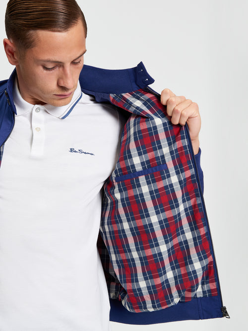 Ben Sherman Harrington Jacket - Persian Blue