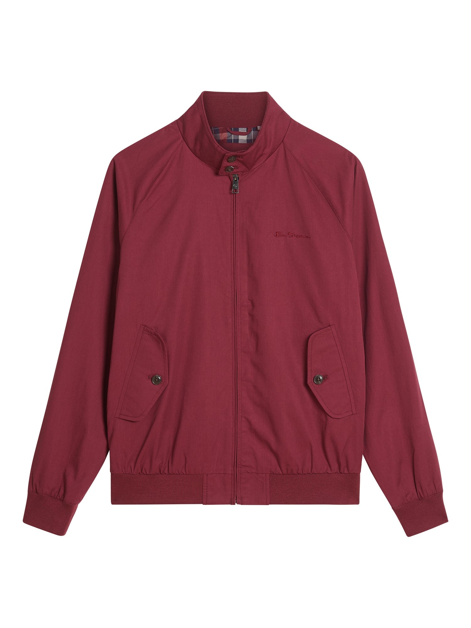 Ben Sherman Harrington Jacket - Cherry