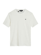 Ben Sherman Textured Vertical Stripe Tee - Snow White
