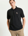 Ben Sherman Embroidery Polo - Black Gull