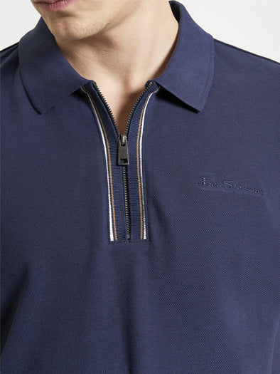 Ben Sherman Planket Interest polo - Dark Navy