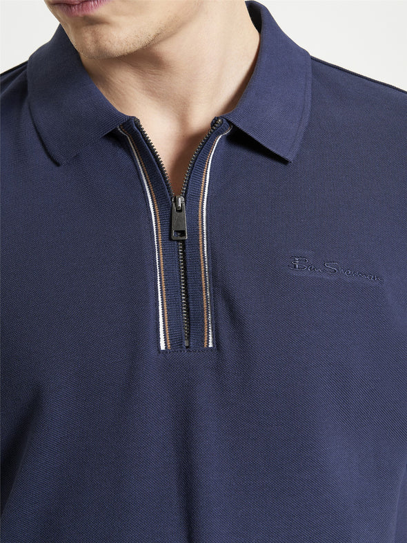 Ben Sherman Planket Interest polo - Dark Navy