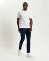 Ben Sherman Chequerboard Texture Polo -  Snow White