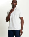 Ben Sherman Chequerboard Texture Polo -  Snow White