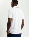 Ben Sherman Chequerboard Texture Polo -  Snow White