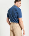 Ben Sherman Chequerboard Texture Polo - Indigo