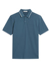 Ben Sherman Chequerboard Texture Polo - Indigo