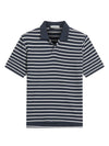 Ben Sherman Waffle Stripe polo - Dark Navy
