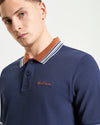 Ben Sherman House Collar Logo Polo - Dark Navy