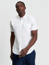Ben Sherman Short Sleeve Shirt: Oxford - White