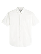 Ben Sherman Short Sleeve Shirt: Oxford - White