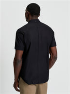 Ben Sherman Short Sleeve Shirt: Oxford - Black